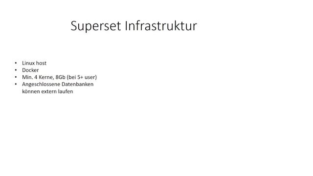 Apache Superset Workshop // Konfig., Admin. und Inbetriebnahme von Superset - Dresden 2/4 смотреть онлайн