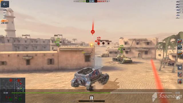 Крошим металл Dicker Max Основной калибр WoT Blitz 27 08 2018 2234