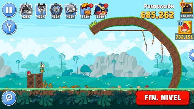 Angry Birds Friends Level 4 Tournament 897 Highscore POWER-UP walkthrough смотреть онлайн