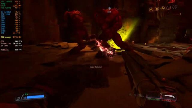 DOOM - Xeon e3 1240v2 + GTX 1050ti смотреть онлайн