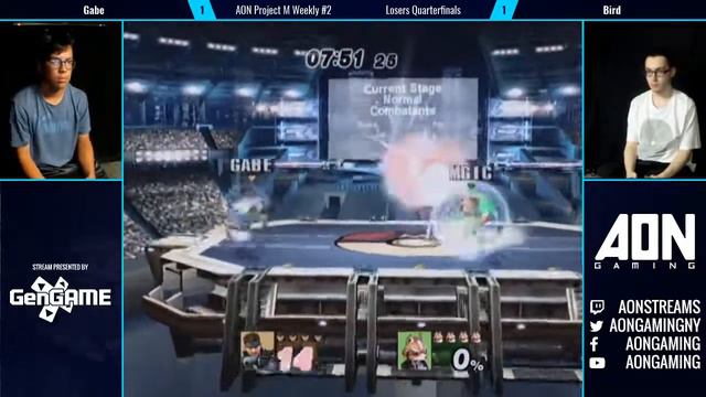 AON Project M #002 Losers Quarterfinals Bird (Fox) vs Gabe (Snake) смотреть онлайн
