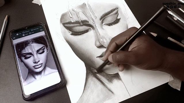 How To Shading Face || How To Draw Realistic Potrait Part-2 || Step By Step Shading Tutorial смотреть онлайн