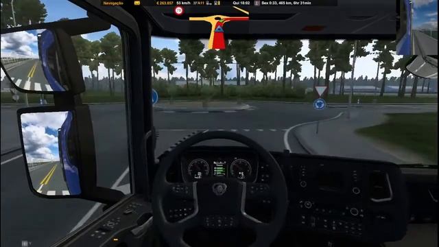 ? VIDA REAL COSTA A COSTA ? EURO TRUCK SIMULATOR 2 ? LIVE ON ? смотреть онлайн