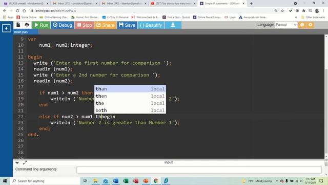 Pascal IF Statements смотреть онлайн