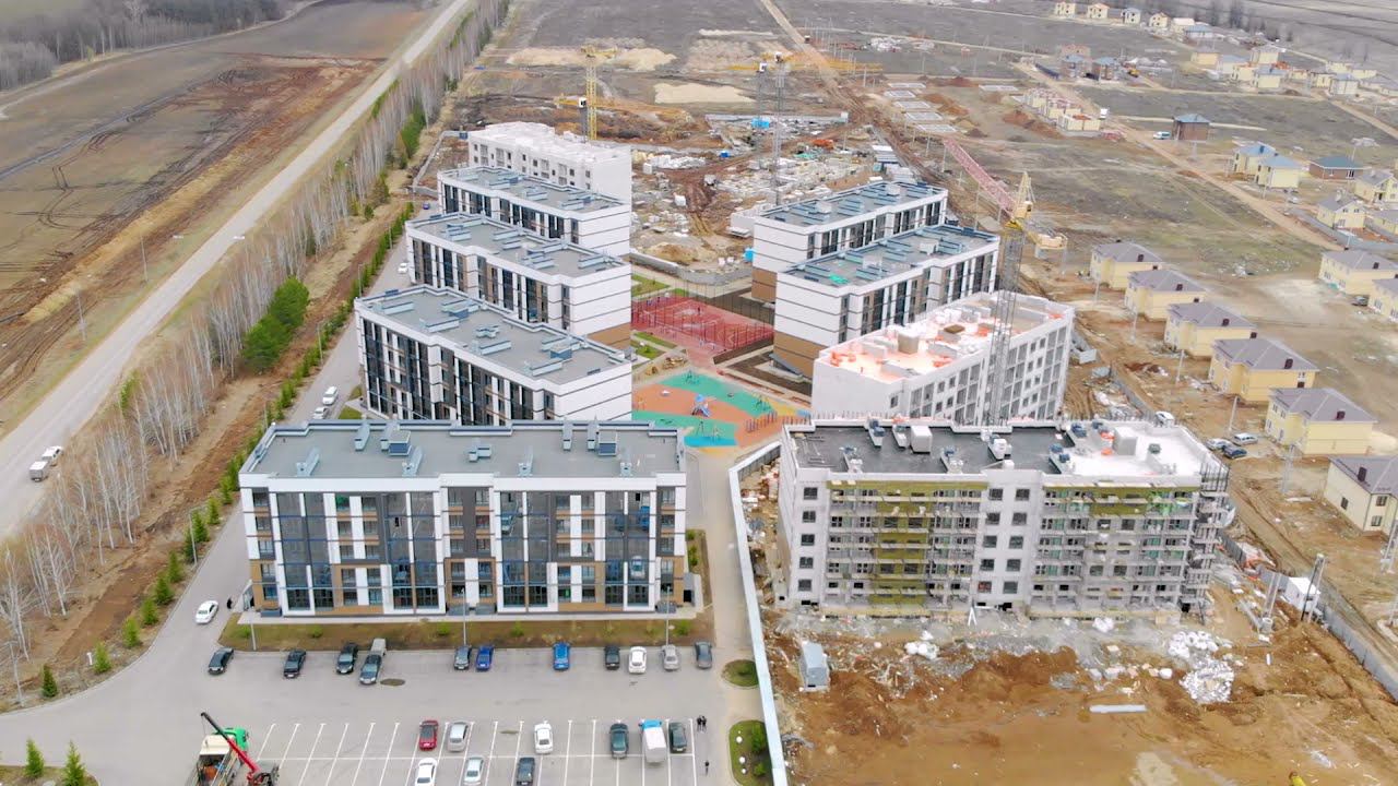 Ход строительства #ЖКБелаяАллея • Апрель 2021 г. смотреть онлайн