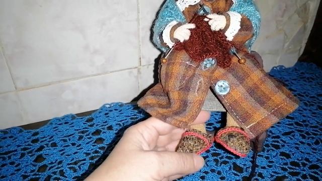 Моя новая кукла крючком. Просьба придумать имя. смотреть онлайн