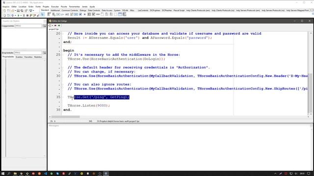 #3 Criando uma API REST no Lazarus - Basic Authentication смотреть онлайн