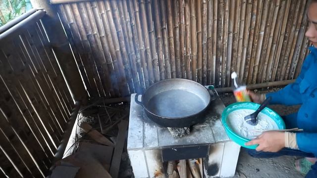 Harvest The Potato Garden, And Make Sweet Potato Cakes With My Sister-in-law