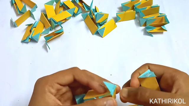 How to make paper flower ball (kusudama) | paper crafts | Kathirikol YT смотреть онлайн