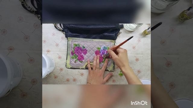 Декупаж сумки. Даём новую жизнь старым вещам. Сумка своими руками смотреть онлайн