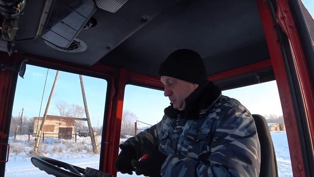 Т-30А80 в мороз, ответы на комментарии, автономный отопитель,как правильно выставить колеса? смотреть онлайн