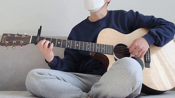 [짧]기린이 히죽의 Snowman - Sia guitar cover