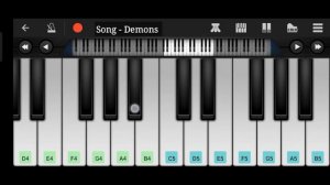 Imagine Dragons - Demons | Easy Piano Tutorial With Notes #piano #demons