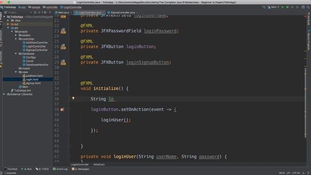 Java 9 Course - Build a Todo App With JavaFX - Database Handler Class - Part 6 смотреть онлайн