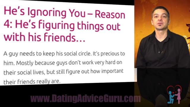Why Does He Ignore Me? 7 reasons he pulls away... смотреть онлайн