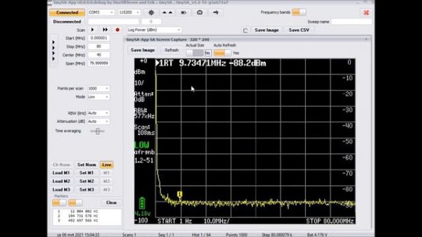 tinySA REmote Desktop