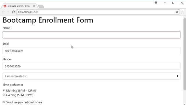 Angular Forms Tutorial - 8 - Validation with Visual Feedback смотреть онлайн