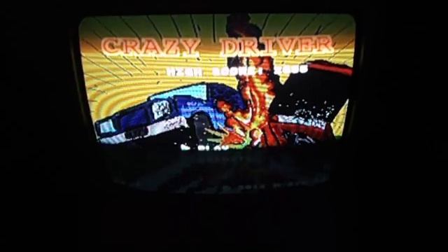 Crazy Driver (Sega Genesis/Mega Drive homebrew) on the real hardware смотреть онлайн