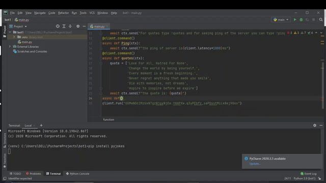 Adding commands to bot in discord#2 смотреть онлайн