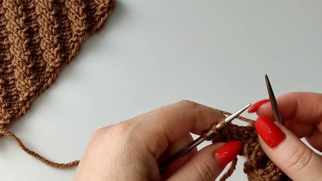 Красивый узор спицами! смотреть онлайн