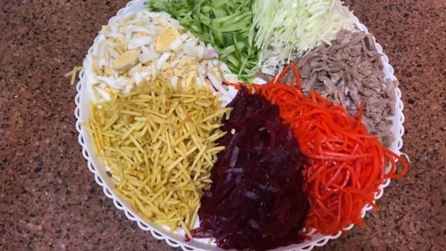 Beets salad /Французский салат. Очень нежный вкус. Tez va oson tayyorlanadigan Fransuzcha salat смотреть онлайн