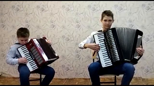 Дуэт аккордеонистов: Макс Эрик, Ярослав Газин, 1 группа смотреть онлайн
