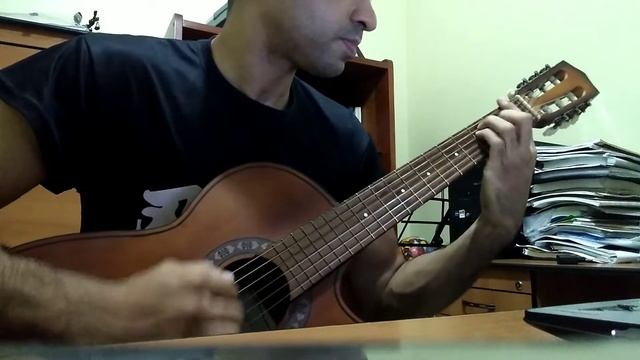 Flamenco 2 - improvisation with guitar pick - improvisação flamenca com palheta de guitarra смотреть онлайн