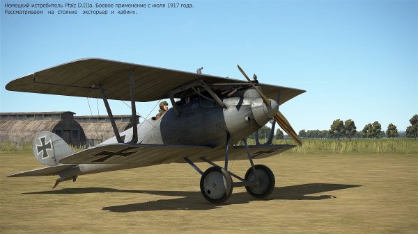 Немецкий истребитель Pfalz D.IIIa.  Симулятор Flying Circus – Volume I.