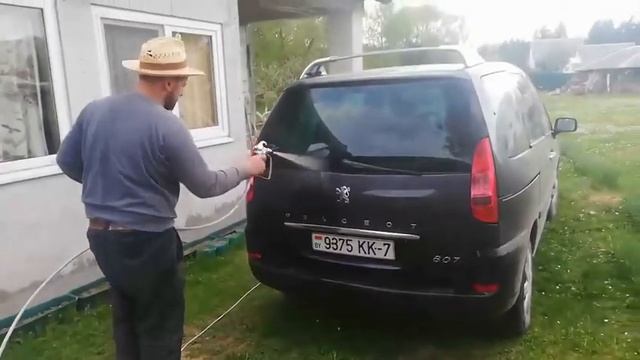 HYVST SPT 440 окрасочный аппарат используем как мойку высокого давления для машины смотреть онлайн