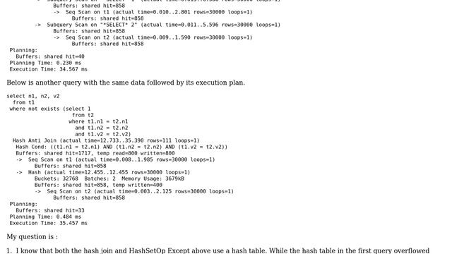 In PostgreSQL, what area in memory does HashSetOp use, work_mem or shared_buffer? смотреть онлайн
