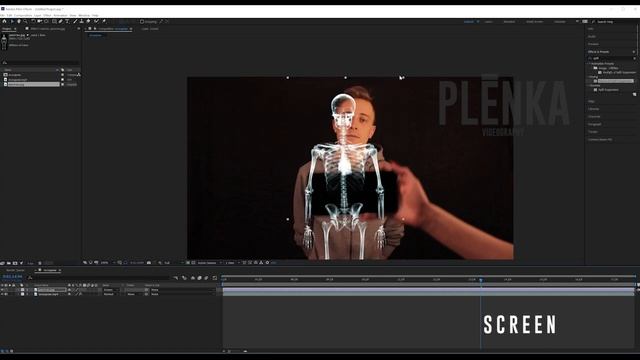 РЕНТГЕН ЭФФЕКТ/X-RAY SCANNER EFFECT Adobe After Effects смотреть онлайн