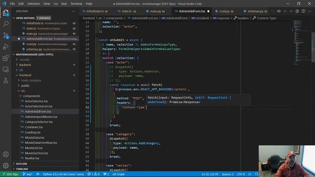 Movie Manager App - Full Stack Web Development 13 - Admin Form Backend Integration смотреть онлайн