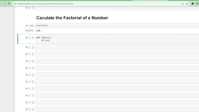 Top 100 Python Interview Questions | Python Programming | Factorial of Number in Python. смотреть онлайн