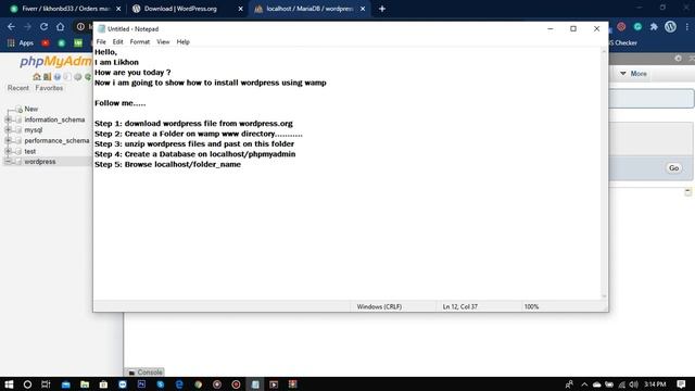 How to Install WordPress Local Server on Your Computer using WAMP смотреть онлайн