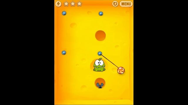 Cut the Rope: Cheese Box level 15-5 смотреть онлайн