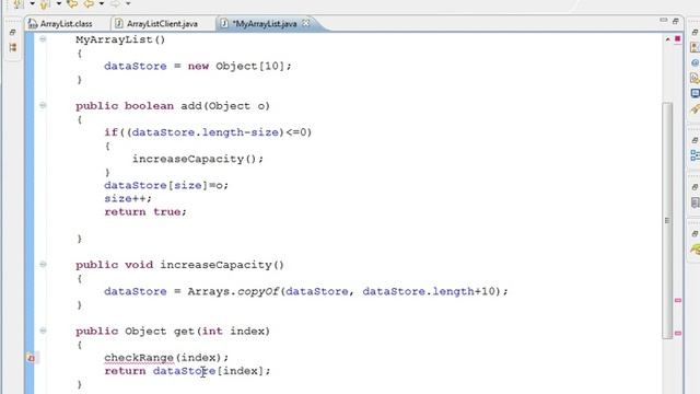Java Collection- Implementing ArrayList - part 3 смотреть онлайн