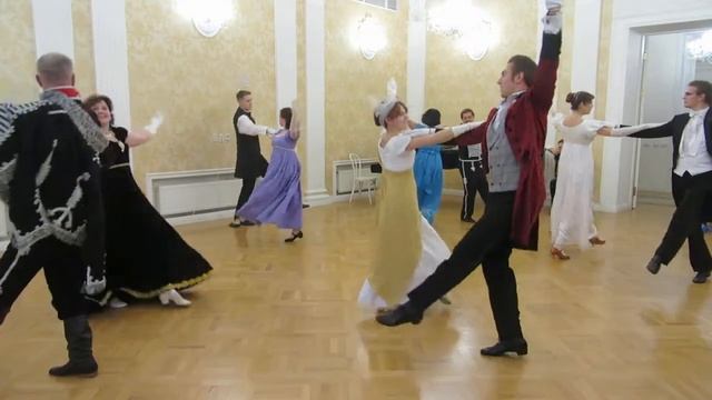 Бал "Гусарская баллада" в усадьбе Вороново 5 октября 2019 г. Часть 9 смотреть онлайн