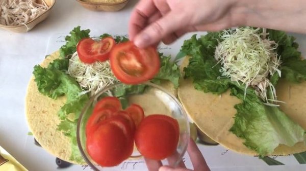 Мексиканские лепешки с начинкой. Быстро и Вкусно. LorAnt