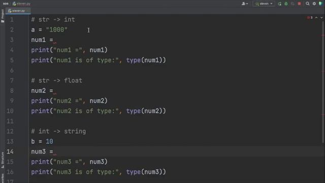 SOS 11 | Python Type conversion смотреть онлайн
