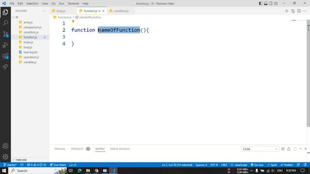 Function in JavaScript || JavaScript Basic смотреть онлайн