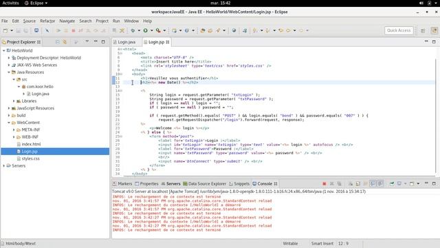 TUTO JAVA EE - Mise en place d'une architecture MVC à partir des API Servlet et JSP смотреть онлайн