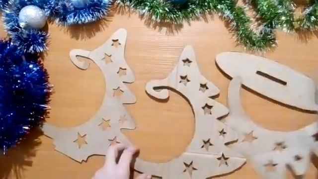 Hand Made Ёлочка с шариком на подставке DIY смотреть онлайн