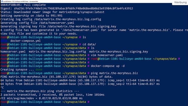 Synapse Matrix Server installieren inklusive Federation смотреть онлайн