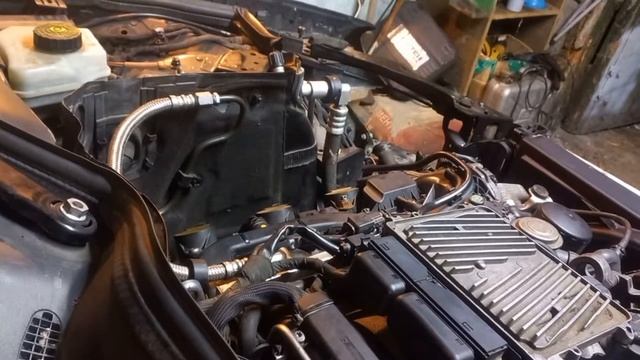 w211 M272 3.0L 1- запуск двигателя смотреть онлайн
