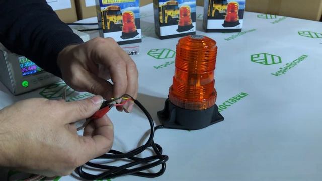 Маячок LED проблесковый 12В/24В, 8 вариантов вспышки смотреть онлайн