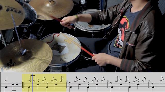 Take me out - Franz Ferdinand (Cover de batería con partitura Drum cover + sheet music) смотреть онлайн