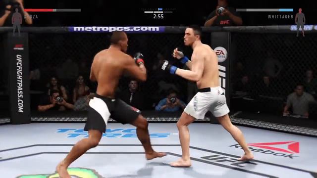 UFC® On Fox 24: Johnson vs. Reis | Ronaldo "Jacare" Souza Vs. Robert Whittaker | Fight Simulation смотреть онлайн
