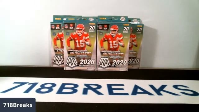 2020 MOSAIC FOOTBALL HANGER 5 BOX 1/4 CASE BREAK #2 смотреть онлайн