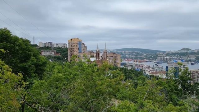 Видовая на город Владивосток. Пит стоп на Красоте. БлогВладивосток смотреть онлайн