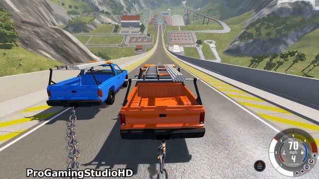 High Speed Jumps #18 - Satisfying Car Crashes (BeamNG Drive)